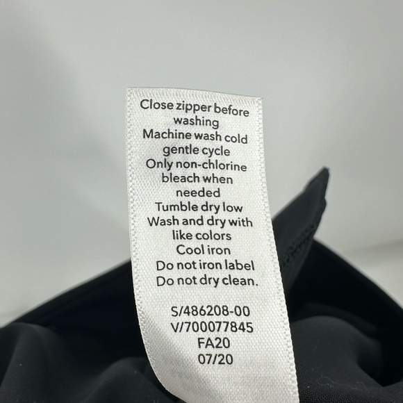 Athleta Womens Stellar Flare Trouser Pants Size 2 Petite Black Zip Leg Stretch - Picture 8 of 12